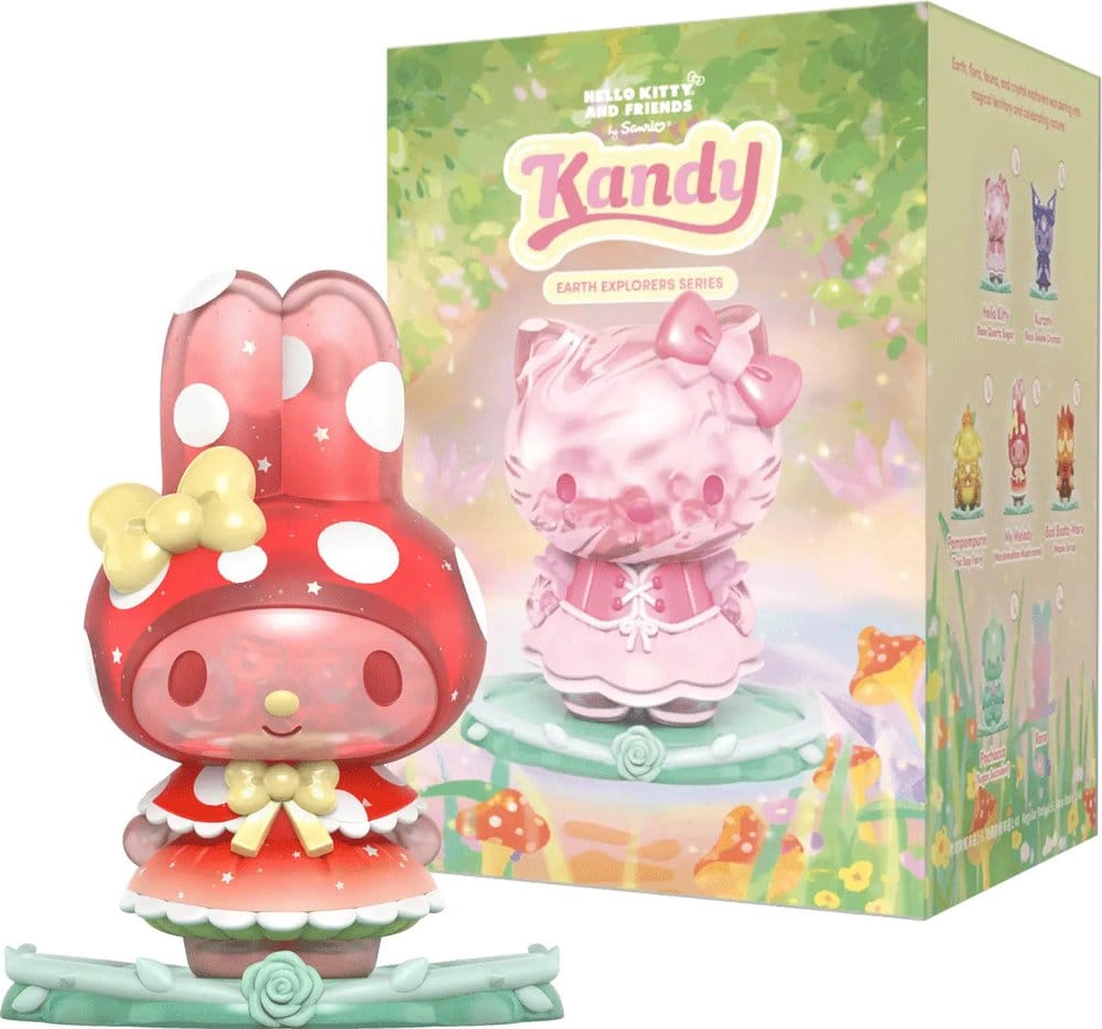 Sanrio Earth Explorer Series Kandy 4 inch vinylfiguur blindbox-display (6)