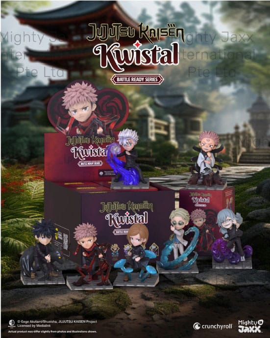 Jujutsu Kaisen: Kwistal Fwendz - Battle Ready Series 4 inch Vinyl Figuur Blind Box Assortment (6)