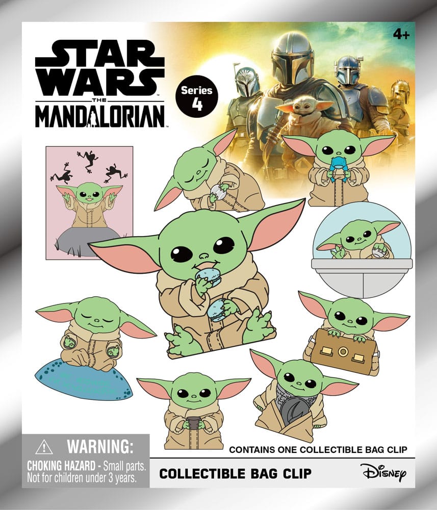 Star Wars 3D-schuimzakclips Best of Grogu Series 1 Display (24)
