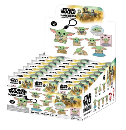 Star Wars 3D-schuimzakclips Best of Grogu Series 1 Display (24)