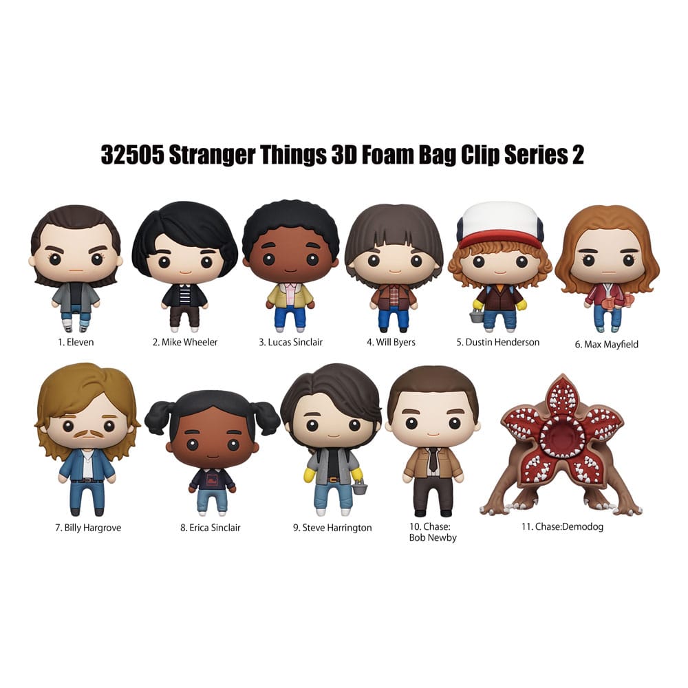 Stranger Things 3D PVC tasclips serie 2 display (24)