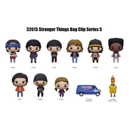 Stranger Things 3D Foam Bag Clips Serie 5 Display (24)