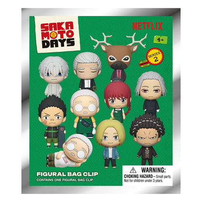 Sakamoto Days 3D Foam Bag Clips Serie 2 Display (24)