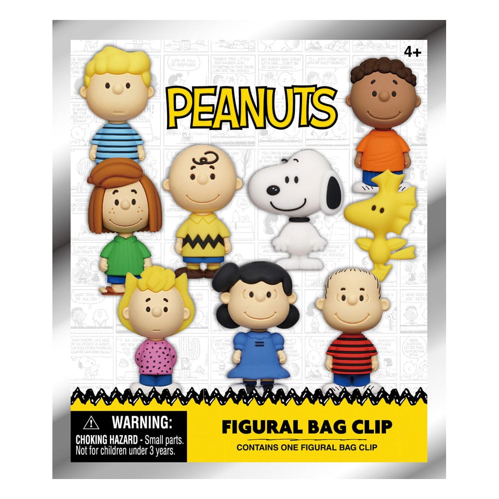 Peanuts 3D PVC Zakclips Snoopy Serie 1 Display (24)