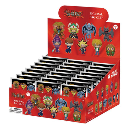 Yu-Gi-OH 3D PVC Bag Clips Series 1 Display (24)