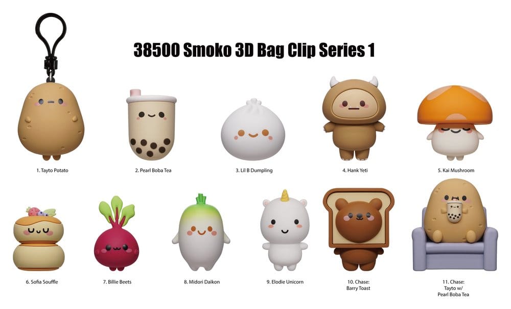 Smoko 3D-schuimzakclips Serie 1-display (24)
