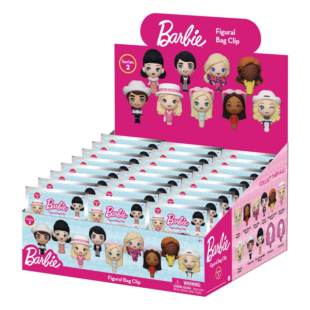 Barbie 3D Foam Tasclips Serie 2 Display (24)