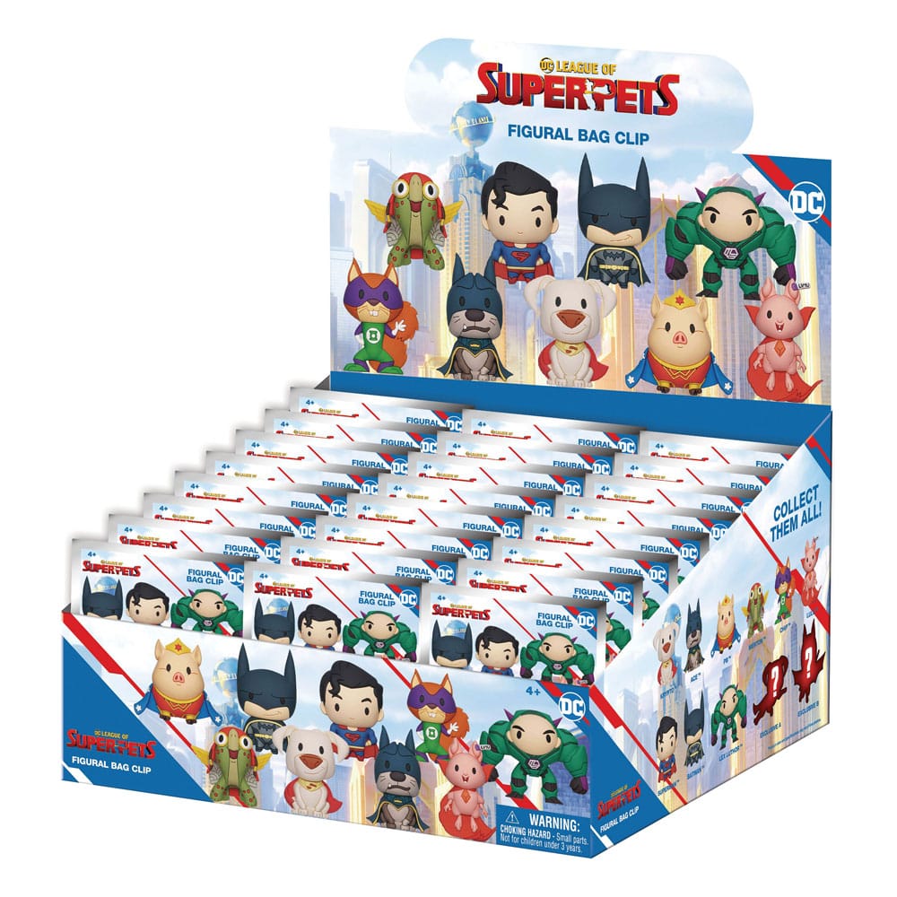 DC Super Pets 3D PVC Tasclips Serie 1 Display (24)