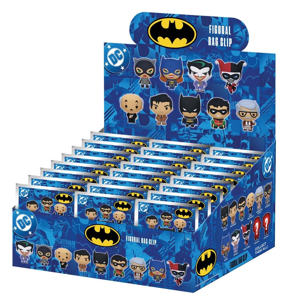 Batman: The Animated Series 3D Foam Bag Clips Serie 1 Display (24)
