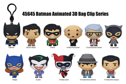 Batman: The Animated Series 3D Foam Bag Clips Serie 1 Display (24)