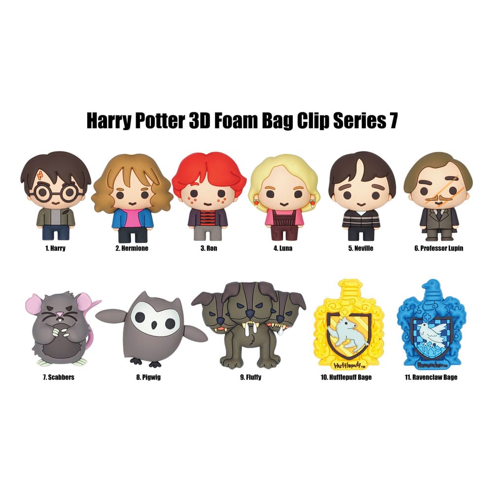 Harry Potter 3D PVC tasclips serie 7 display (24)