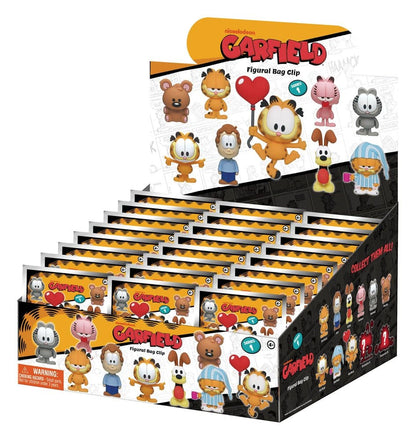 Garfield 3D Foam Tasclips Serie 1 Display (24)