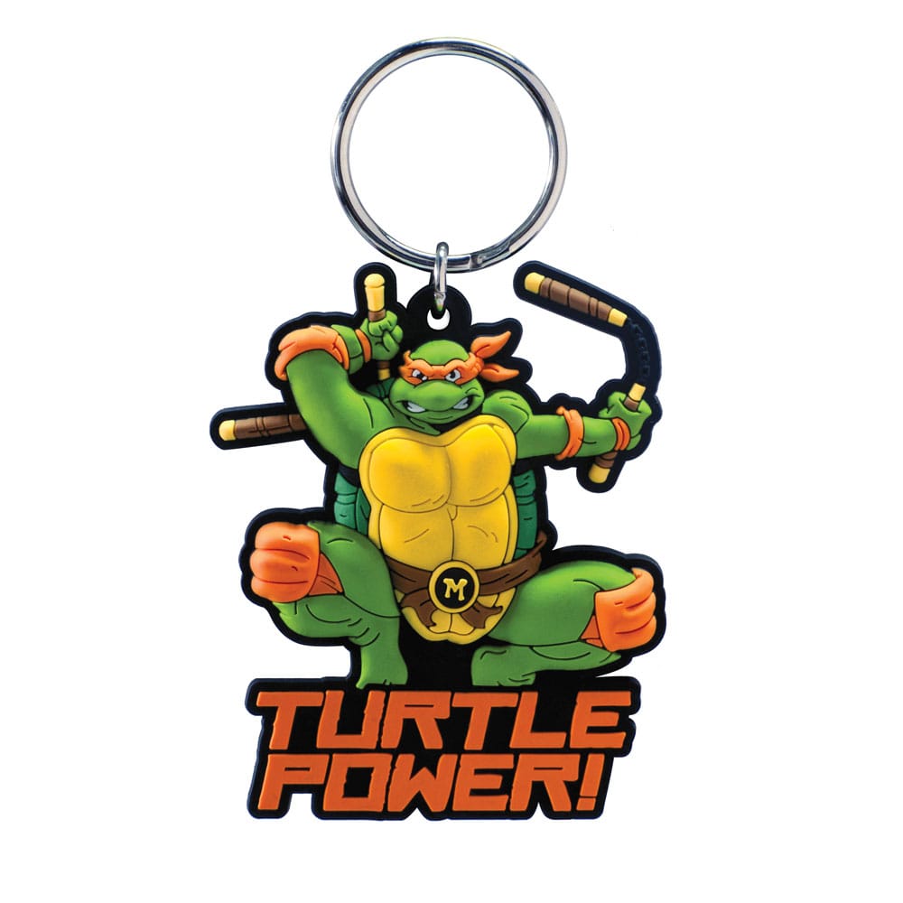 Teenage Mutant Ninja Turtles Soft Touch PVC-tasclip Michelangelo