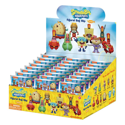 SpongeBob SquarePants 3D PVC Bag Clips Series 6 Display (24)
