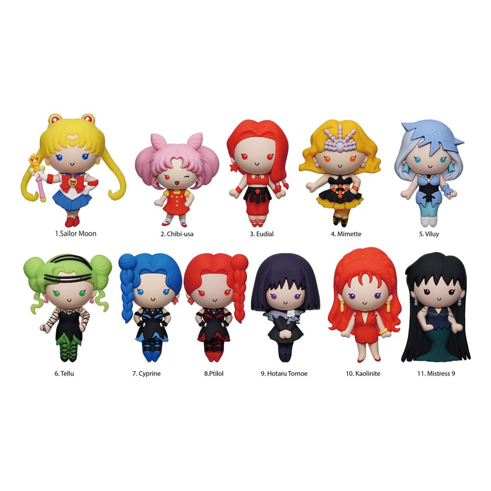 Sailor Moon 3D PVC tasclips serie 8 display (24)