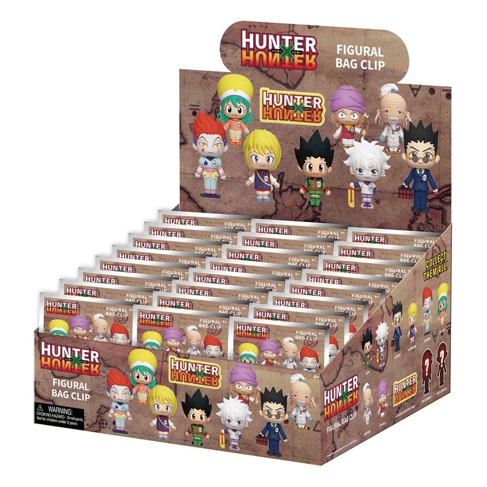 Hunter x Hunter 3D Foam Bag Clips Serie 1 Display (24)