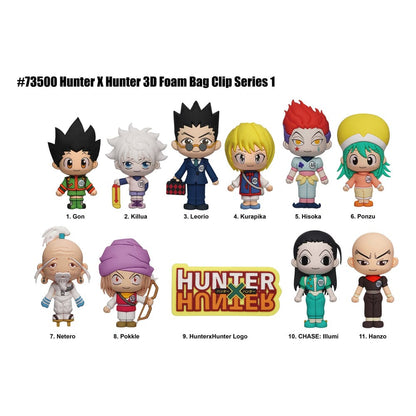 Hunter x Hunter 3D Foam Bag Clips Serie 1 Display (24)