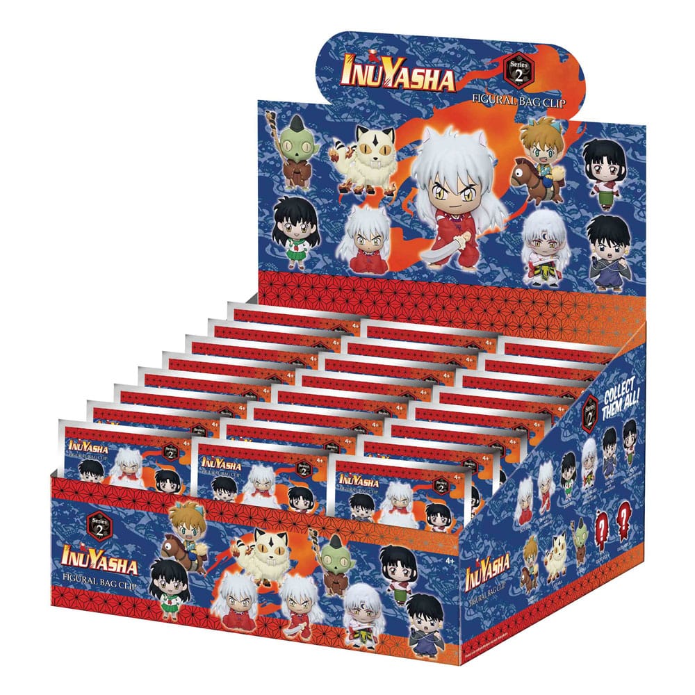 InuYasha 3D-schuimzakclips Serie 2-display (24)