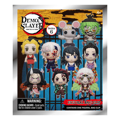 Demon Slayer: Kimetsu no Yaiba 3D PVC-tasclips Serie 6-display (24)