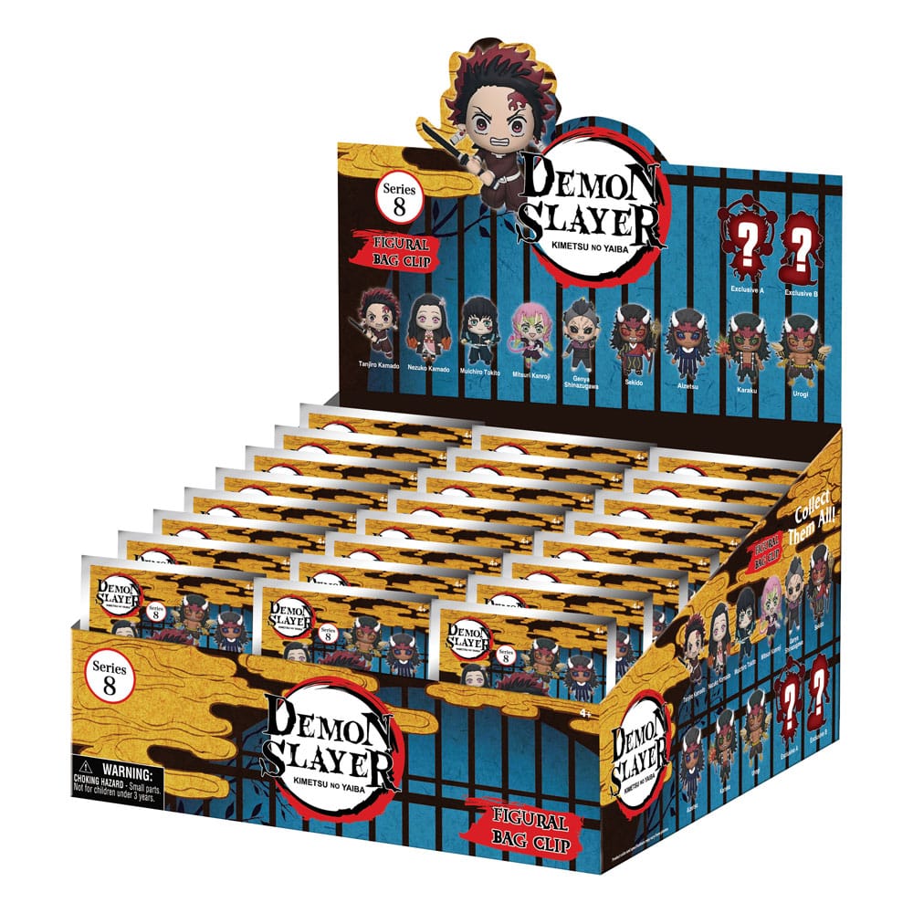 Demon Slayer Seizoen 3 3D Foam Bag Clips Serie 8 Display (24)