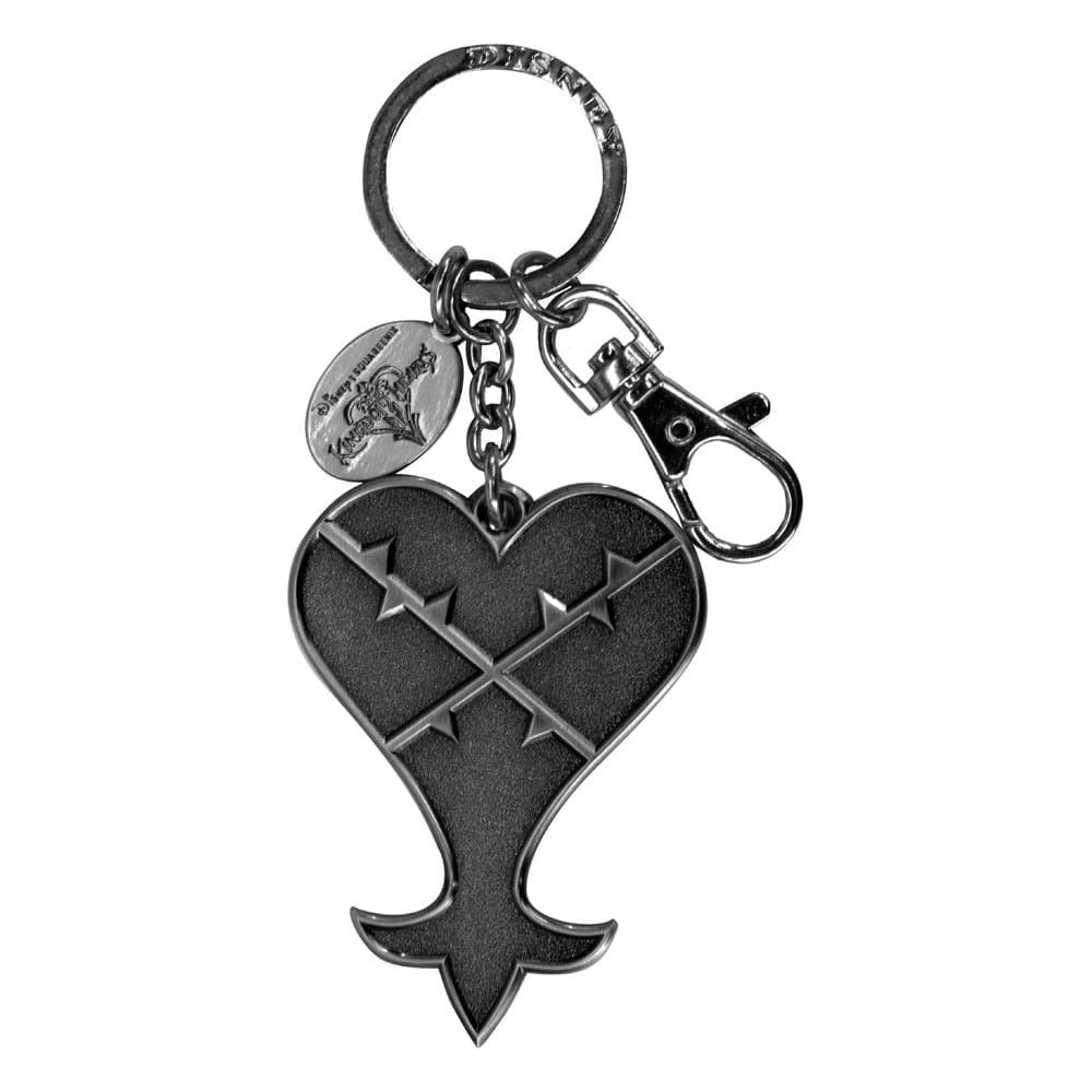 Kingdom Hearts metalen sleutelhanger Harteloos logo