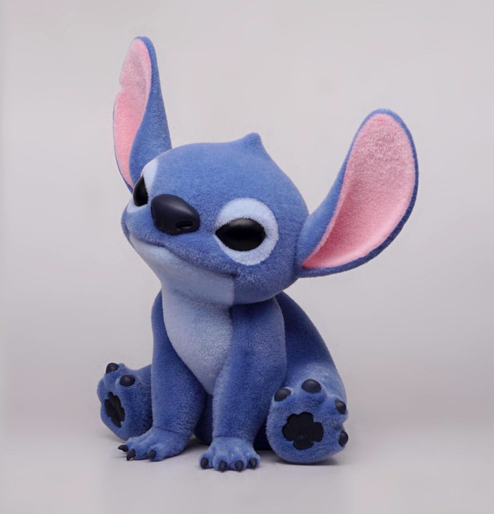 Stitch The Movie Figuur Bank Stitch The Movie (met speciale Flocking) 20 cm