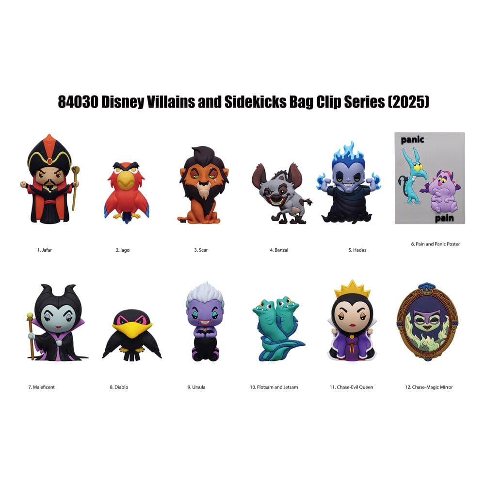Disney 3D-schuimzakclips Villains Series 4-display (24)