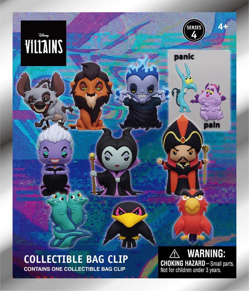 Disney 3D-schuimzakclips Villains Series 4-display (24)