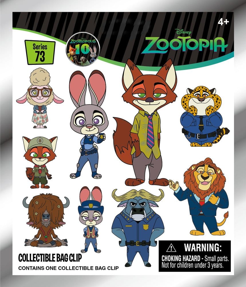 Zootopia 3D Foam Tasclips Serie 73 Display (24)