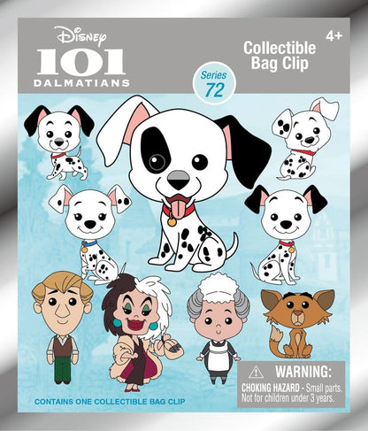 Honderd en één Dalmatiërs 3D Foam Bag Clips Serie 72 Display (24)