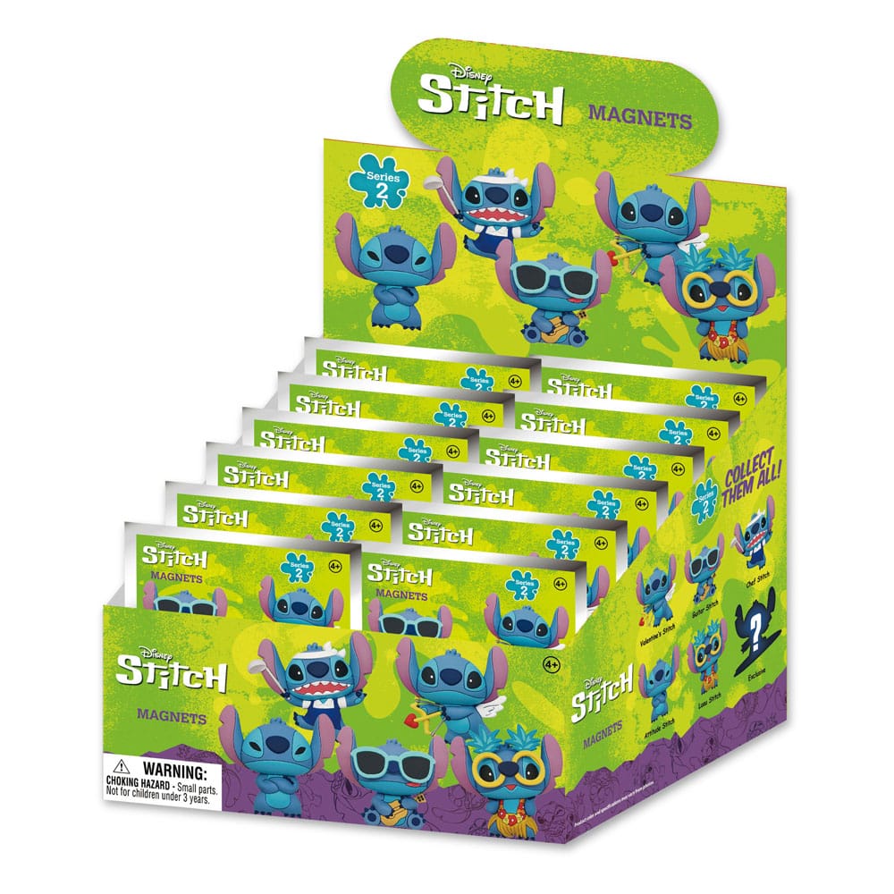 Lilo & Stitch 3D 3D Magneten Serie 2 Display (12)