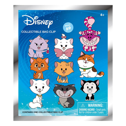 Disney Cats 3D Foam Bag Clips Serie 69 Display (24)