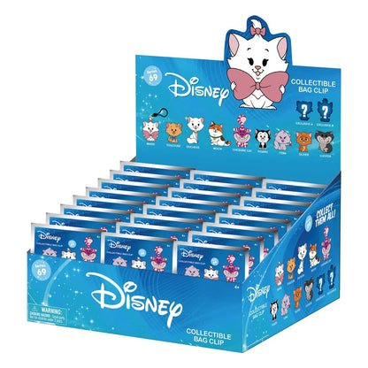 Disney Cats 3D Foam Bag Clips Serie 69 Display (24)