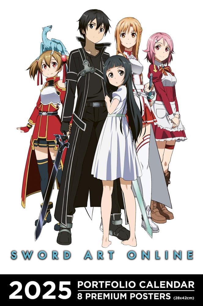 Sword Art Online Portfolio Kalender 2025 *Engelse versie *