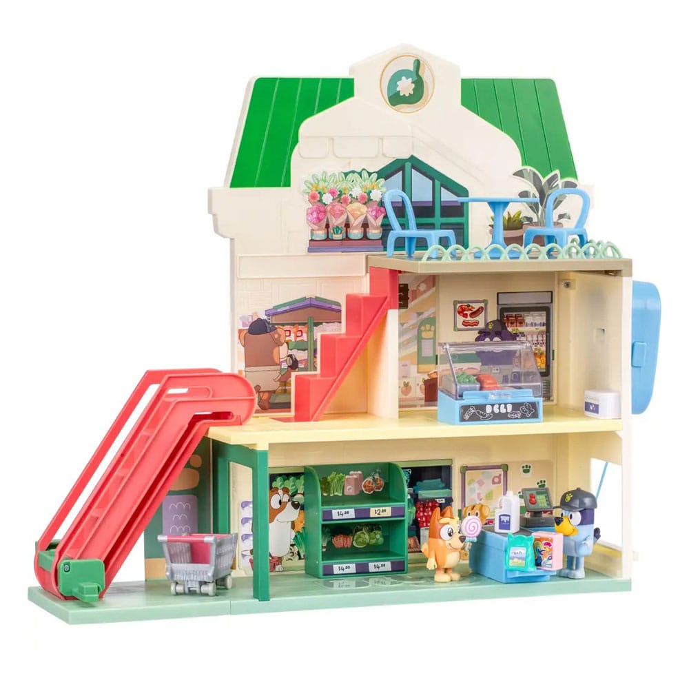 Bluey Minifiguurspeelset Bluey Let's Play Chef Supermarket