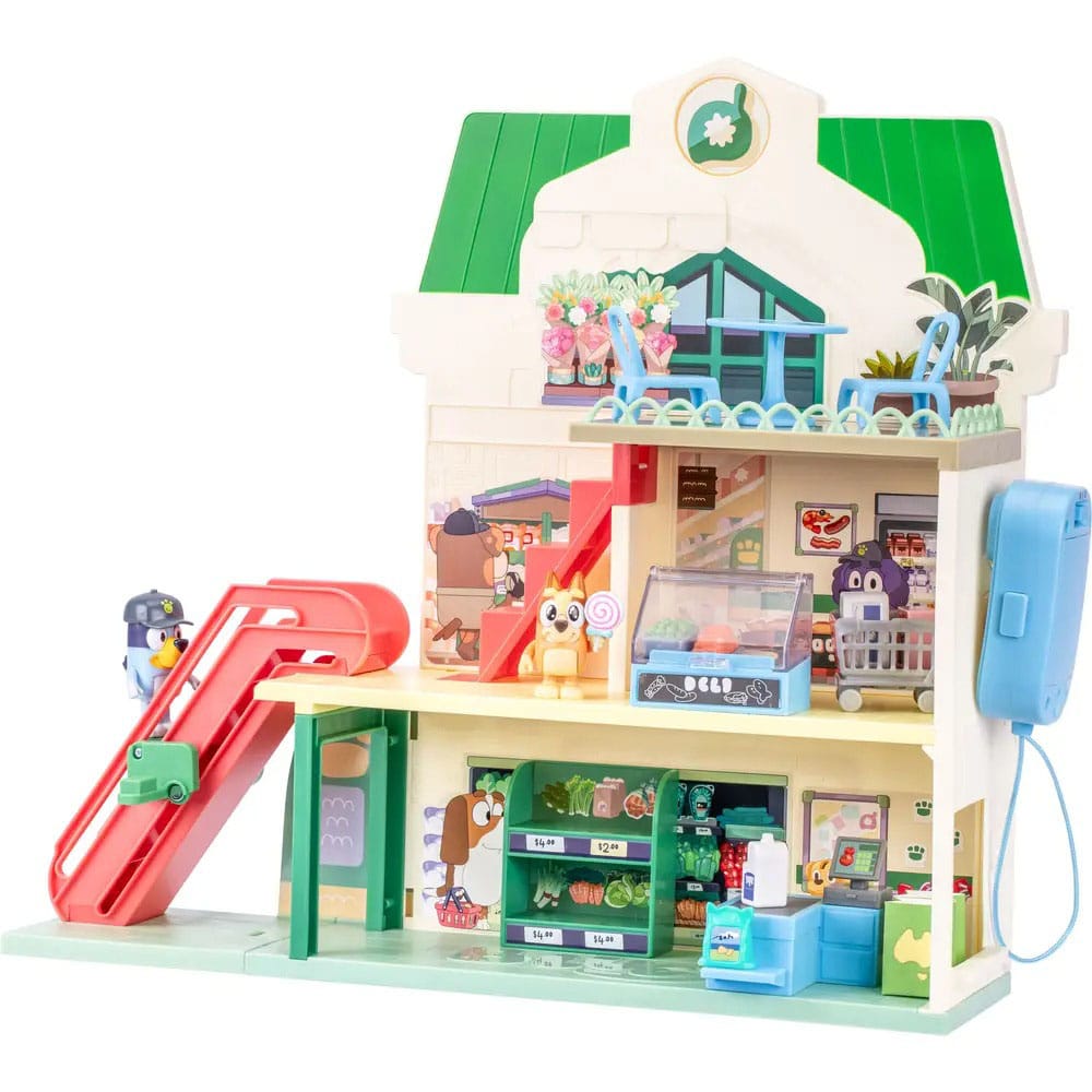 Bluey Minifiguurspeelset Bluey Let's Play Chef Supermarket