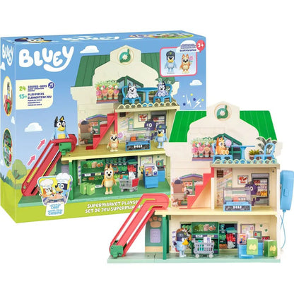 Bluey Minifiguurspeelset Bluey Let's Play Chef Supermarket