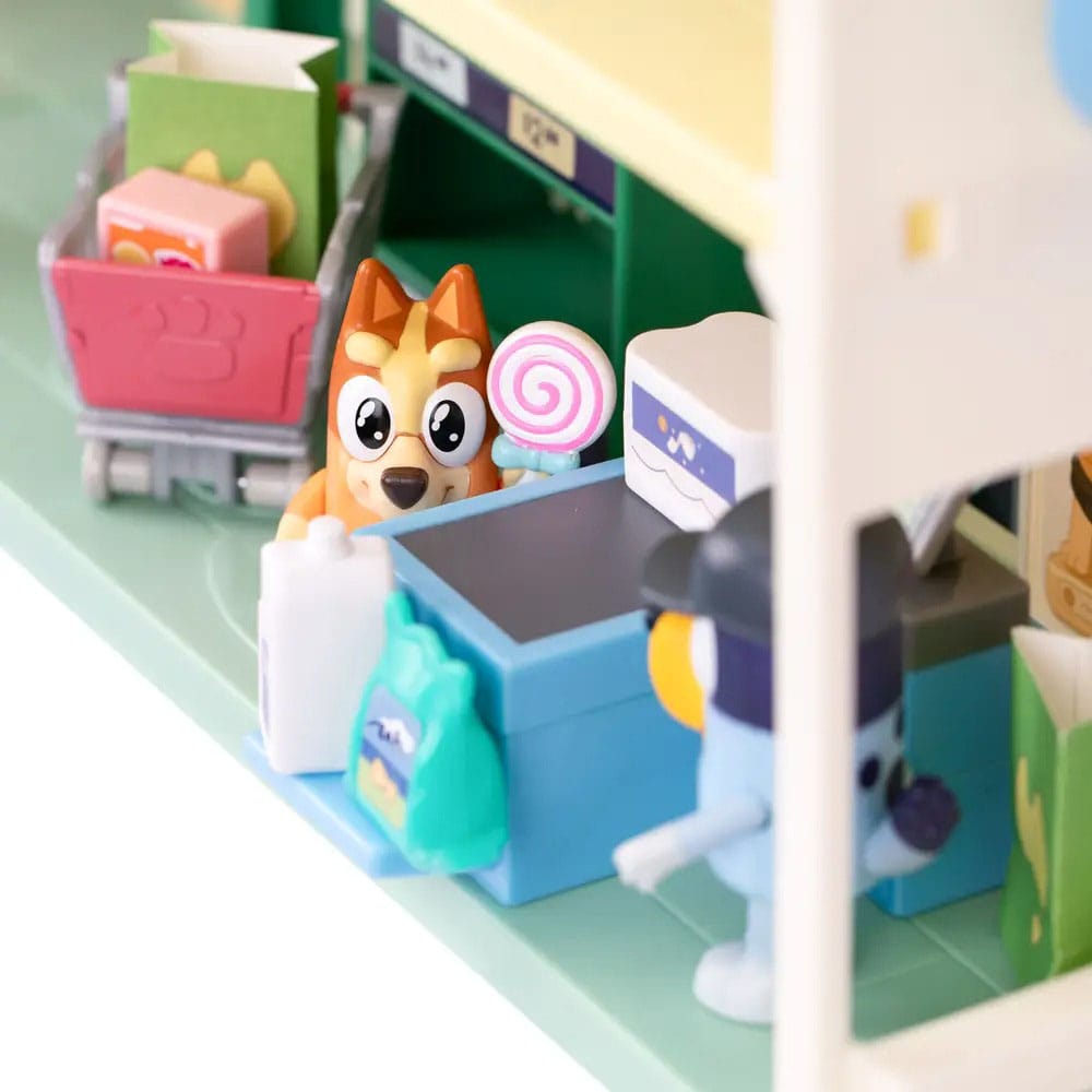 Bluey Minifiguurspeelset Bluey Let's Play Chef Supermarket
