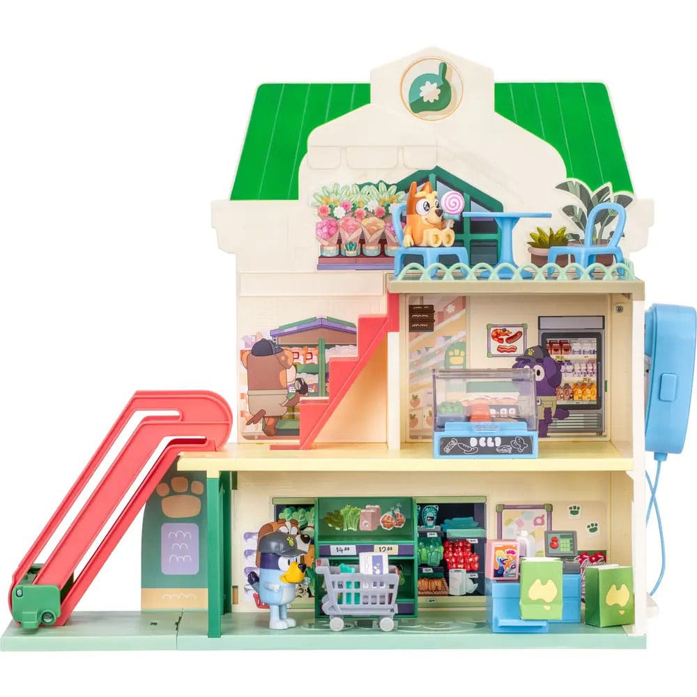 Bluey Minifiguurspeelset Bluey Let's Play Chef Supermarket