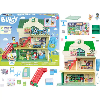 Bluey Minifiguurspeelset Bluey Let's Play Chef Supermarket