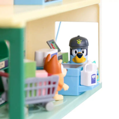 Bluey Minifiguurspeelset Bluey Let's Play Chef Supermarket