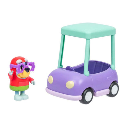 Bluey minifiguurspeelset Janet en oma-auto