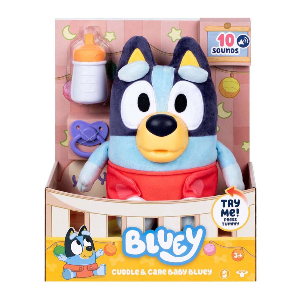 Bluey Interactief Pluche figuur Baby Bluey 30 cm