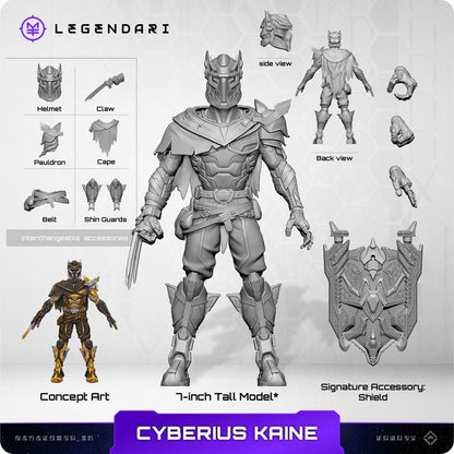 Legendari ActionFigur 1/10 Cyberius Kaine 18 cm