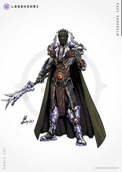Legendari ActionFigur 1/10 Kael Darkhelm 18 cm