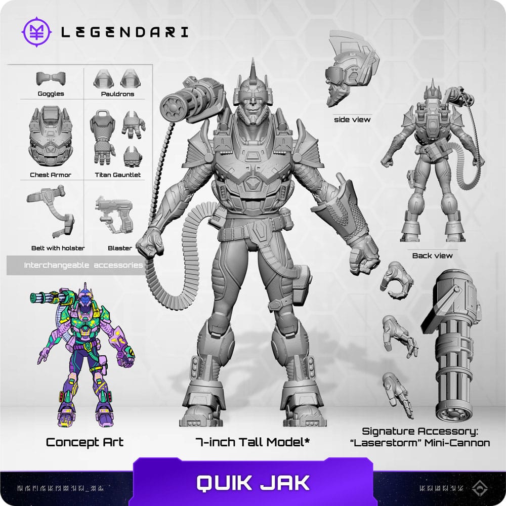Legendari ActionFigur 1/10 Quik Jak 18 cm