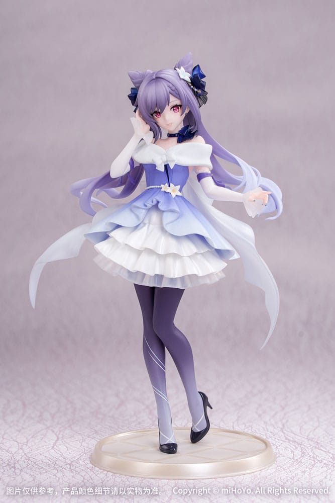 Genshin Impact Gift+ PVC-standbeeld 1/8 Keqing Schitterend feest Ver. 22 cm