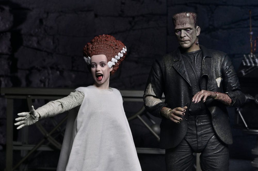 Universal Monsters Actiefiguren 2-pack Bruid van Frankenstein 90e verjaardag The Monster & His Mate 18 cm