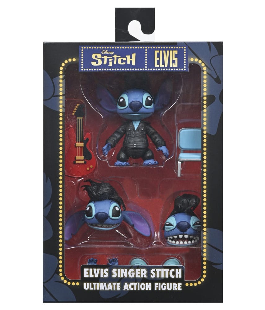 Lilo & Stitch Actiefiguur Ultieme Zanger Elvis Stitch 7 cm