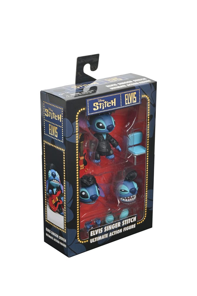 Lilo & Stitch Actiefiguur Ultieme Zanger Elvis Stitch 7 cm